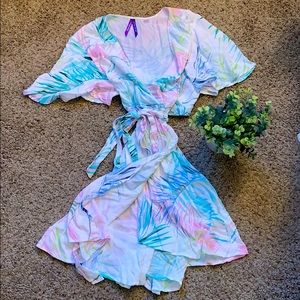 Seraphine Wrap Maternity Skater Dress